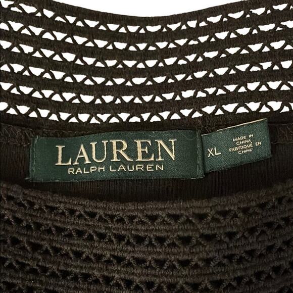 Like new, LAUREN | Ralph Lauren Elegant Black Women's Top | Size XL - Picture 4 of 5